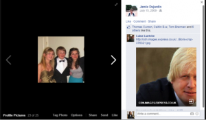Finding unfortunate photos showing striking resemblance to BoJo during the build-up to Parkers