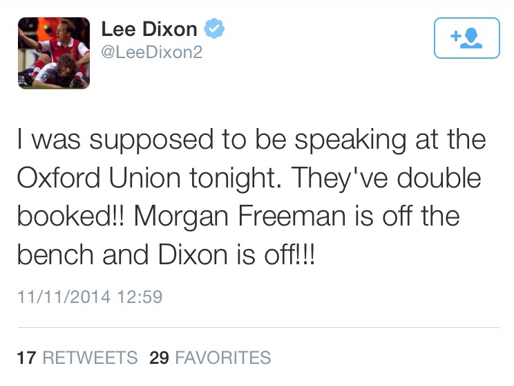 17 RTs, very impressive
