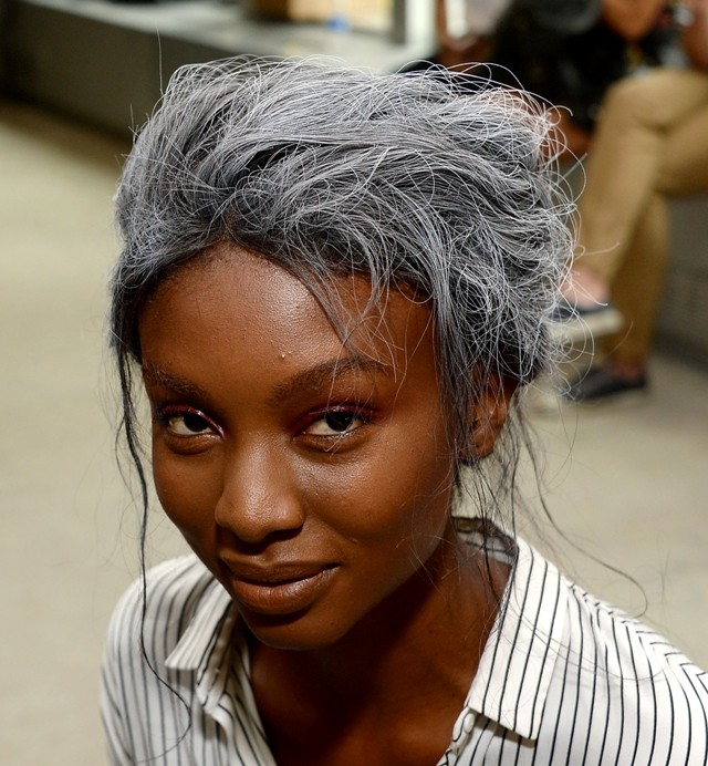 grey hair