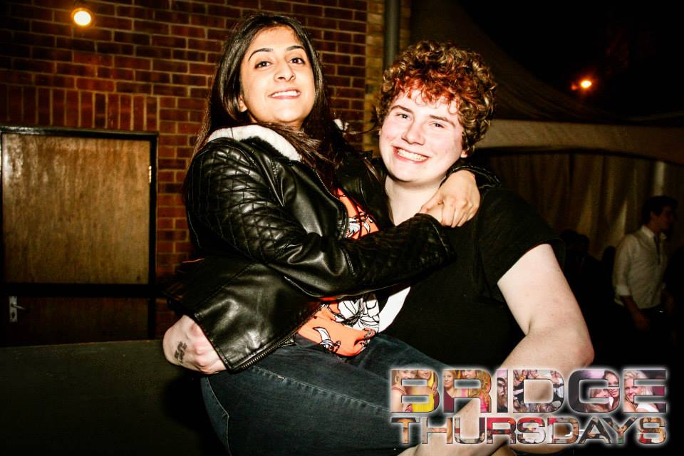 The smile that says you're too heavy for my lap
