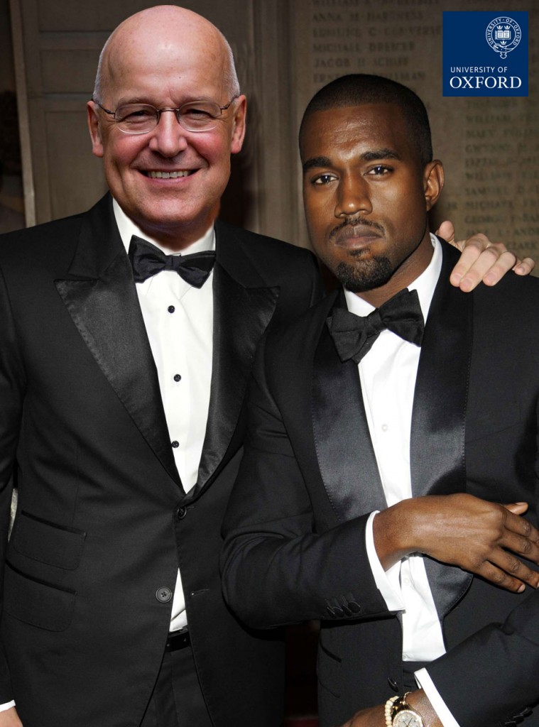 Hamilton and West at the announcement last night.