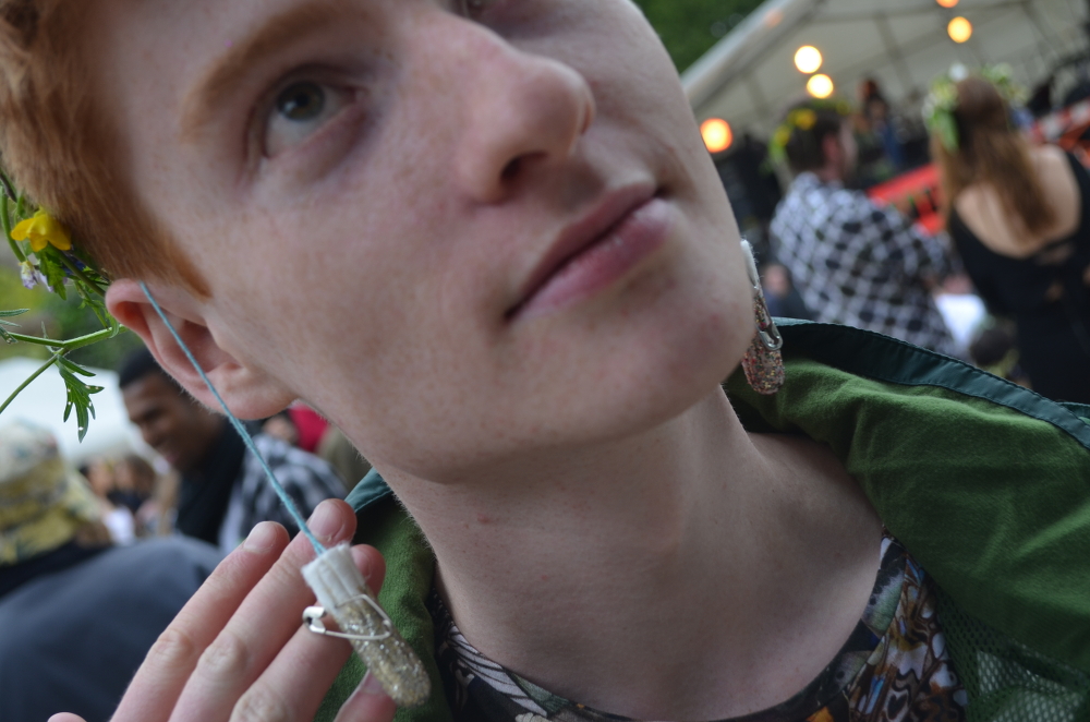 Especially the earrings