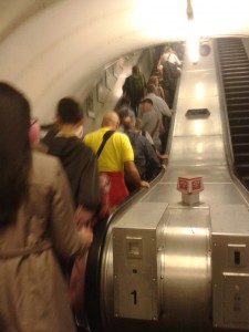 Queuing on an escalator? Ain’t nobody got time for that!