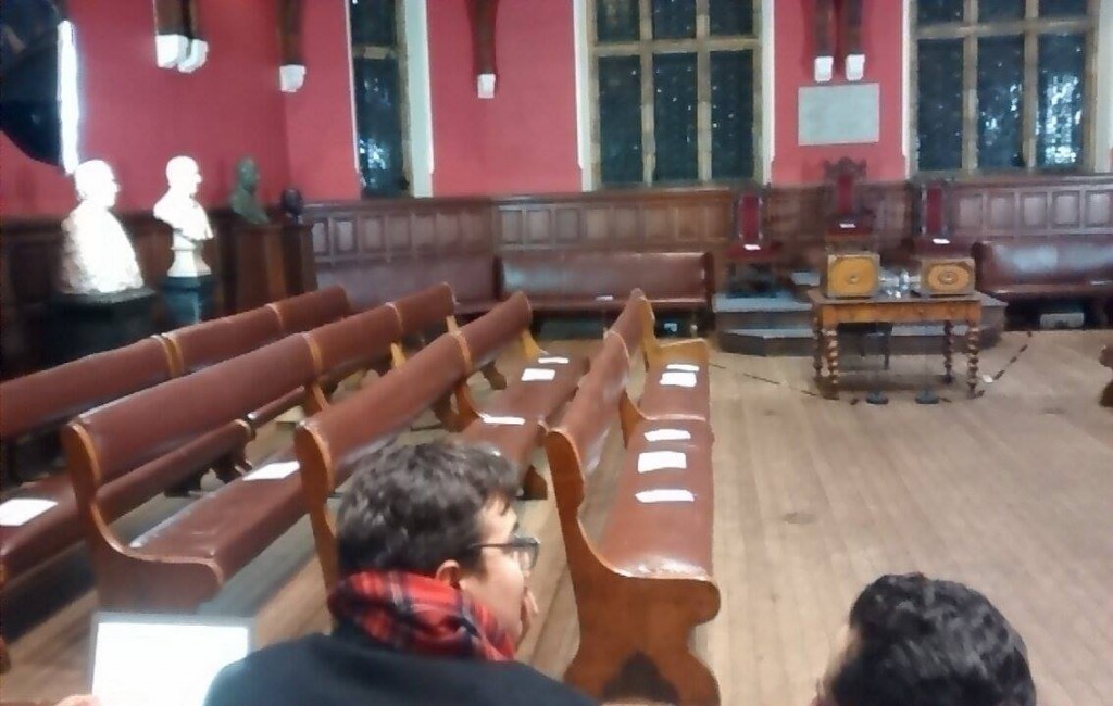 Meanwhile inside the chamber