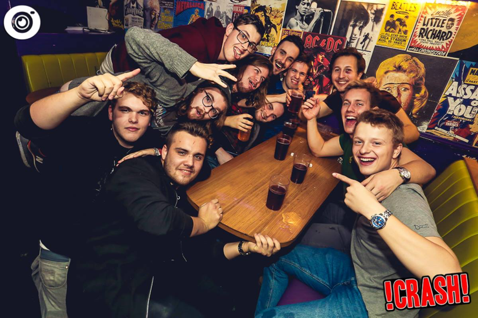 How many lads can you fit into one booth at PT? Answer: None