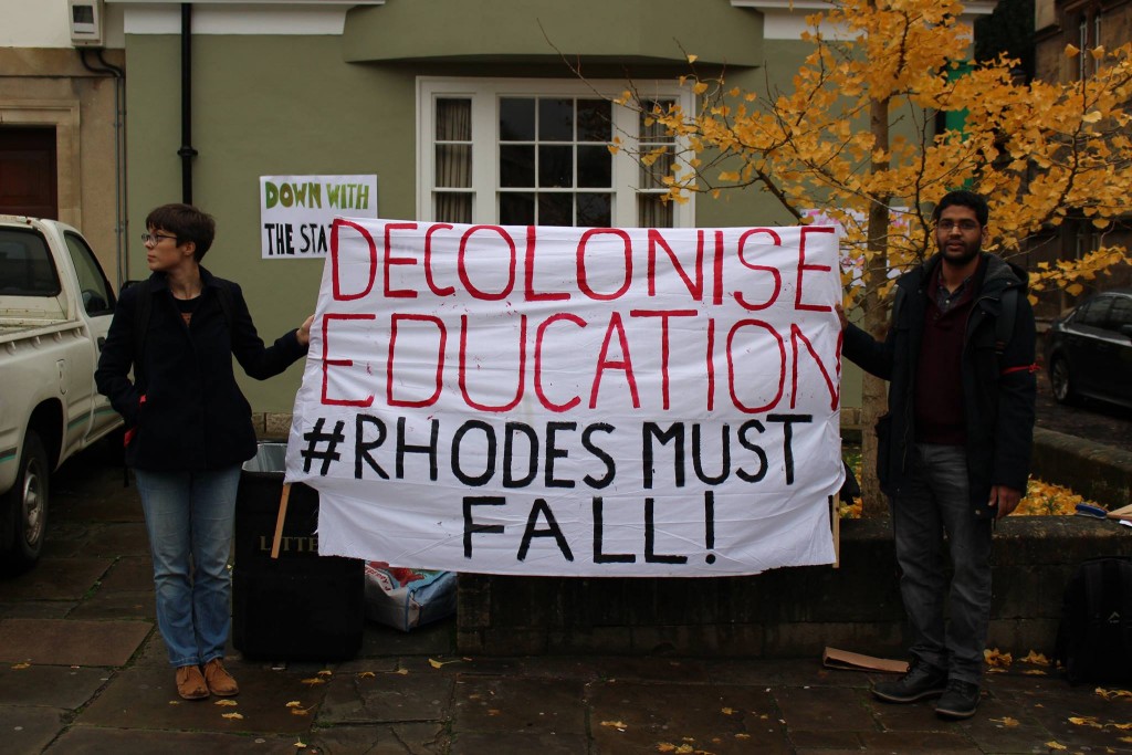 Scenes from the Cecil Rhodes Protest earlier this term