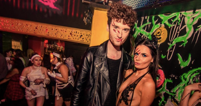 Image may contain: Club, Night Life, Night Club, Human, Person, People