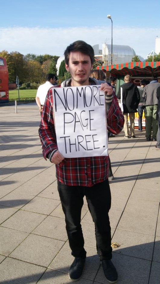 Students holding such placards have been a regular sight in the last week.