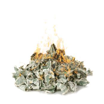 Burning-Pile-of-Money