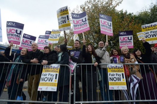 More strikes take place today and next Tuesday about lecturer wages, especailly after Nigel Thrift's pay rise.
