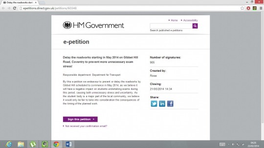 Thee- petition has recieved over 900 signatures in a matter of days.
