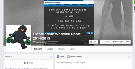 The Facebook page has been picking up steam