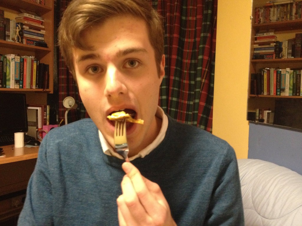george eating
