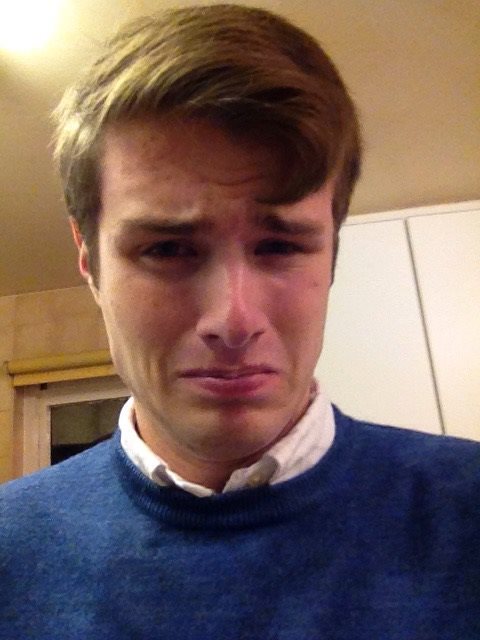george sad