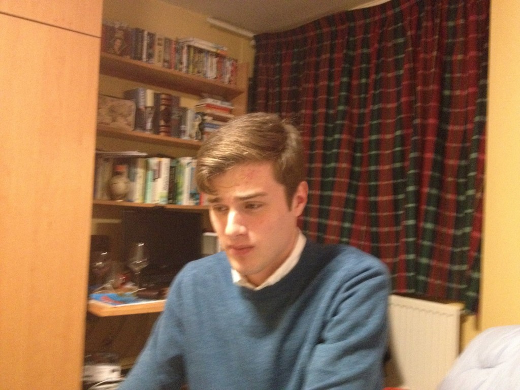 george uncomfortable