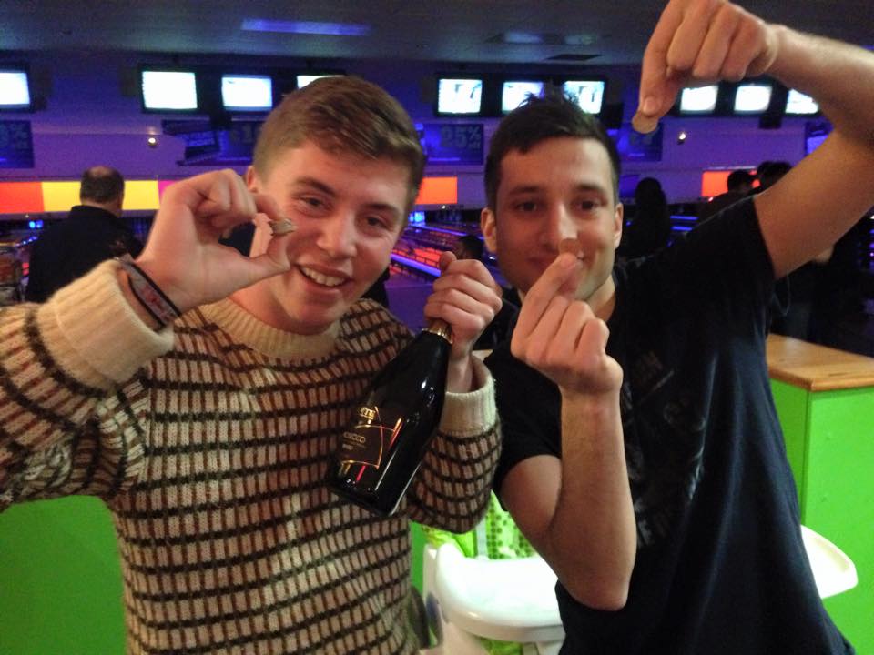 "Bought a bottle of Champerz at the bowling alley, I do what I want." Right, good choice.