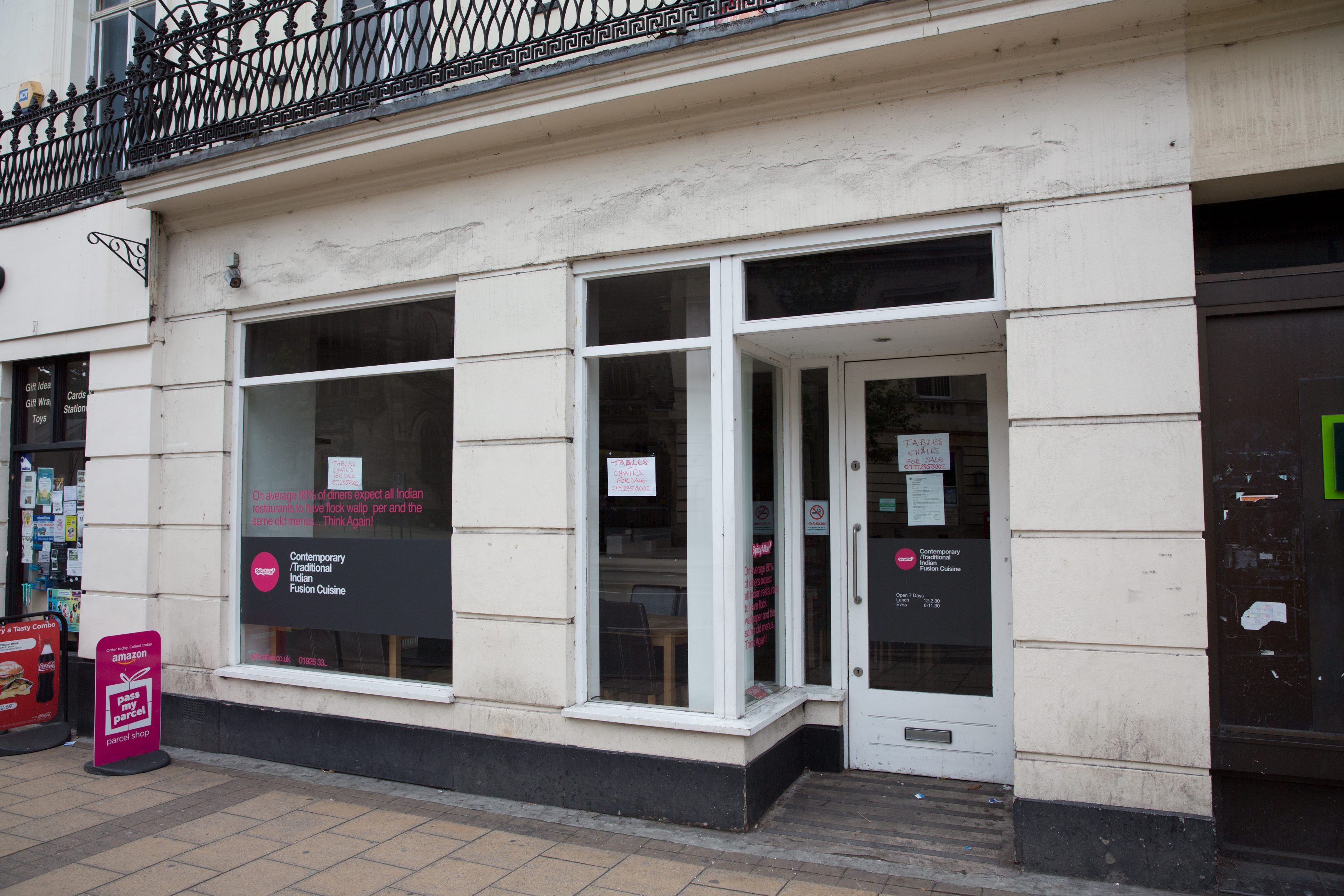 Spicy Affair restuarant is in Victoria Terrace, Leamington Spa