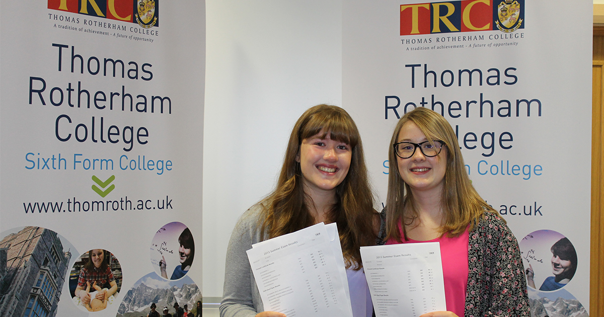 Future BNOCs: Amy (left) and Beth Kynman are both heading to Warwick this year