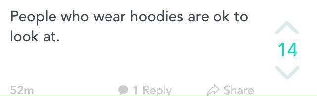 Same with anyone who wears clothes, I guess