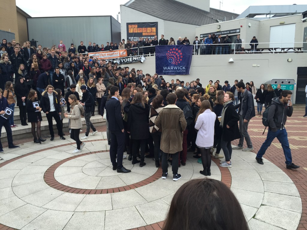 Hundreds of people gathered together to remember those who had died. 