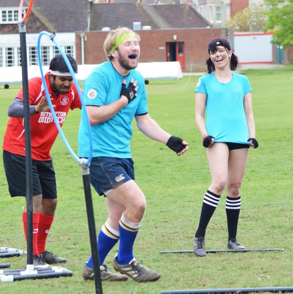 Everyone loves everyone in quidditch! Credit: StaceynDavid Thripp