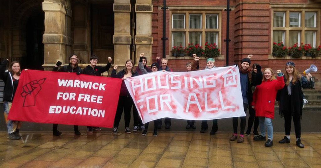 One of Warwick for Free Education's many protests