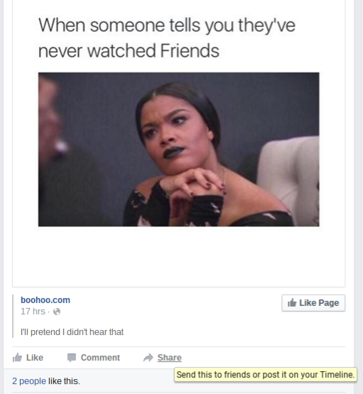 The sharer: clogging timelines everywhere. 