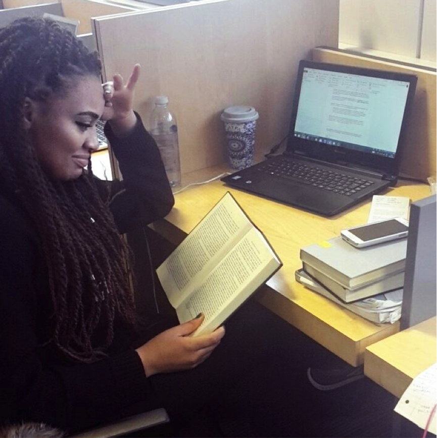 Library? More like DIE-brary, as in I'm about to commit a straight up felony if this lecturer sets anymore work