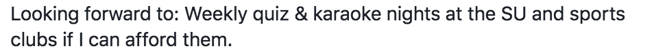 Looking forward to Karoke