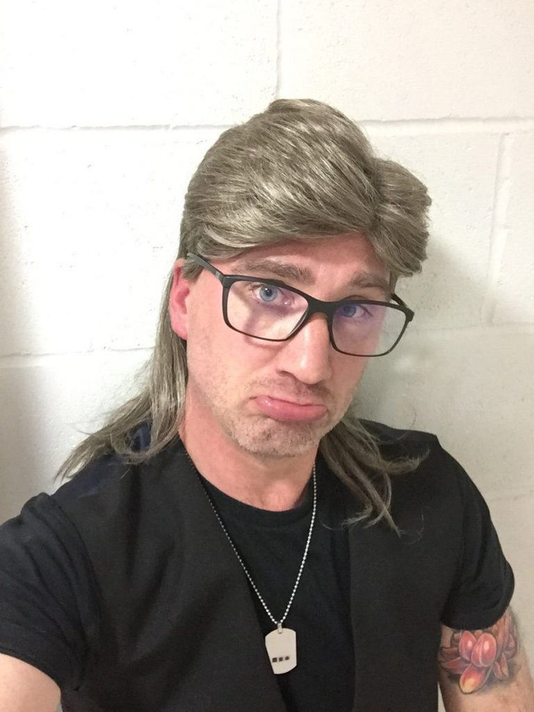 The man, the myth, the mullet.