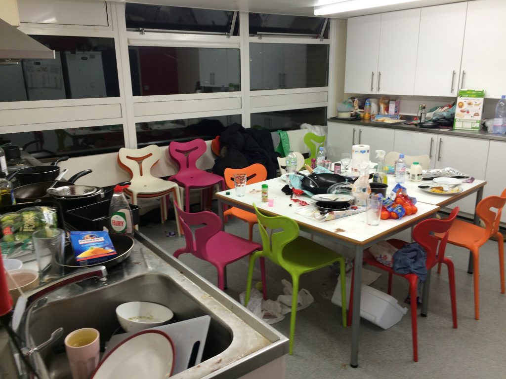 Your kitchen must be at least this messy.