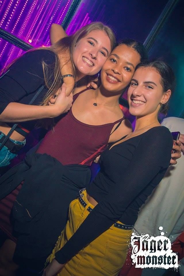 Image may contain: Smile, Portrait, Face, Party, Poster, Night Life, Night Club, Club, Music, Leisure Activities, Person, People, Human