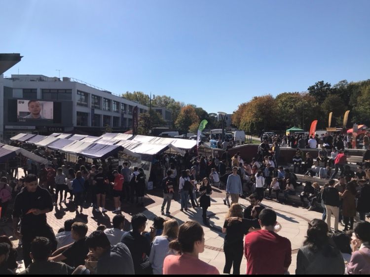 Image may contain: Suitcase, Luggage, Crowd, Person, People, Human