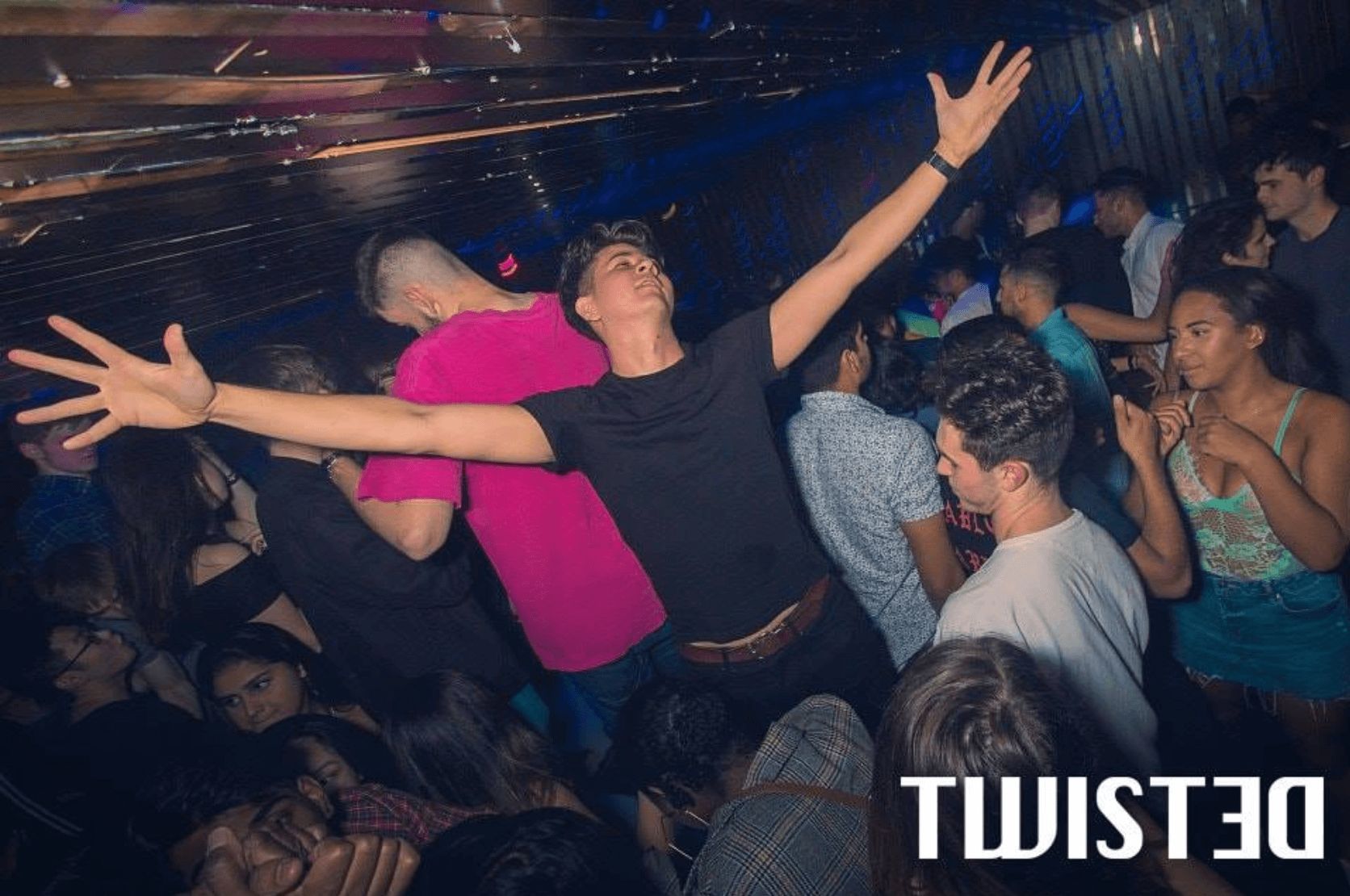 Image may contain: Disco, Party, Night Life, Night Club, Club, Human, Person