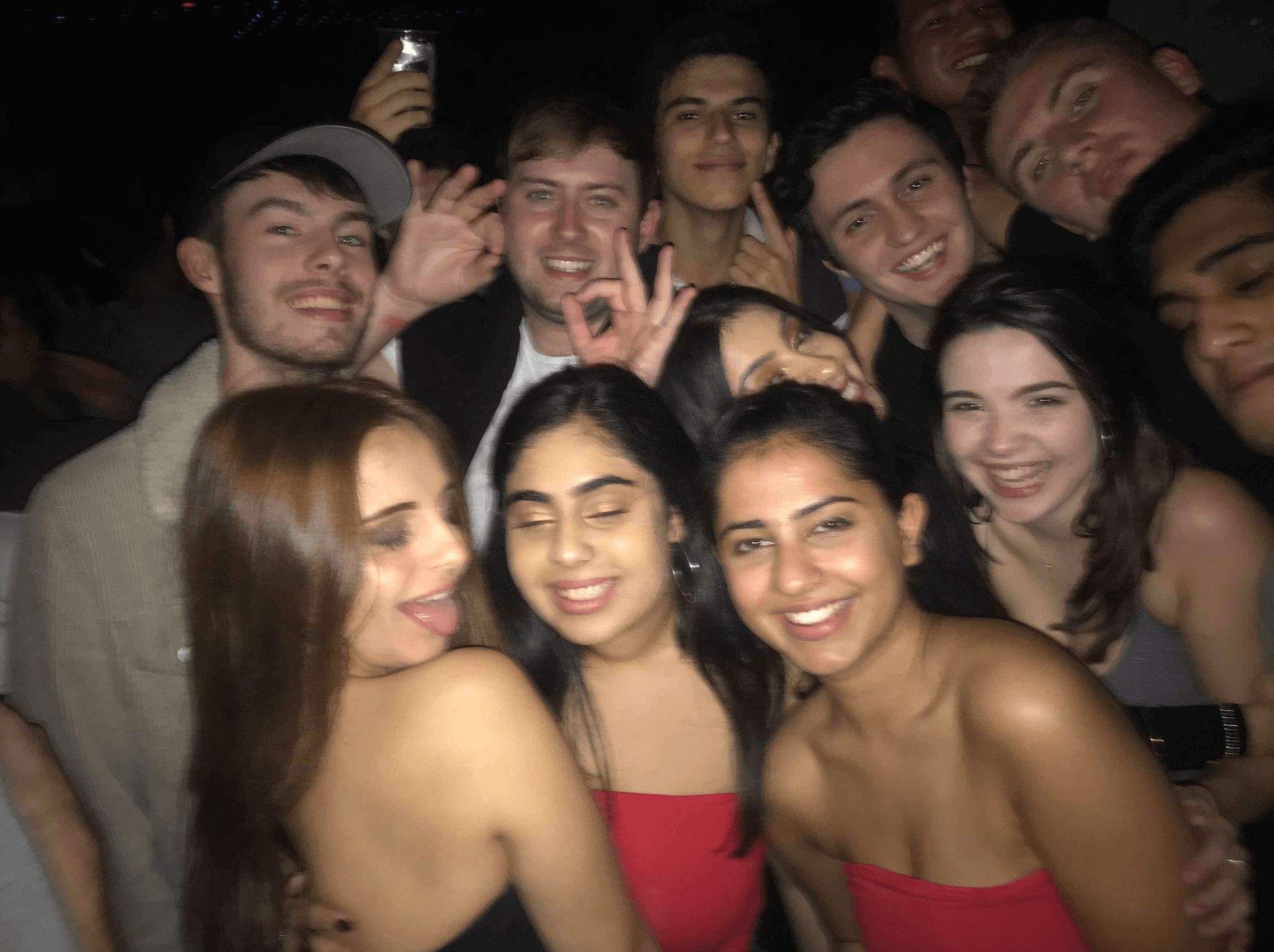 Image may contain: Selfie, Portrait, Photography, Photo, Head, Face, Night Club, Party, Club, Night Life, Human, Person