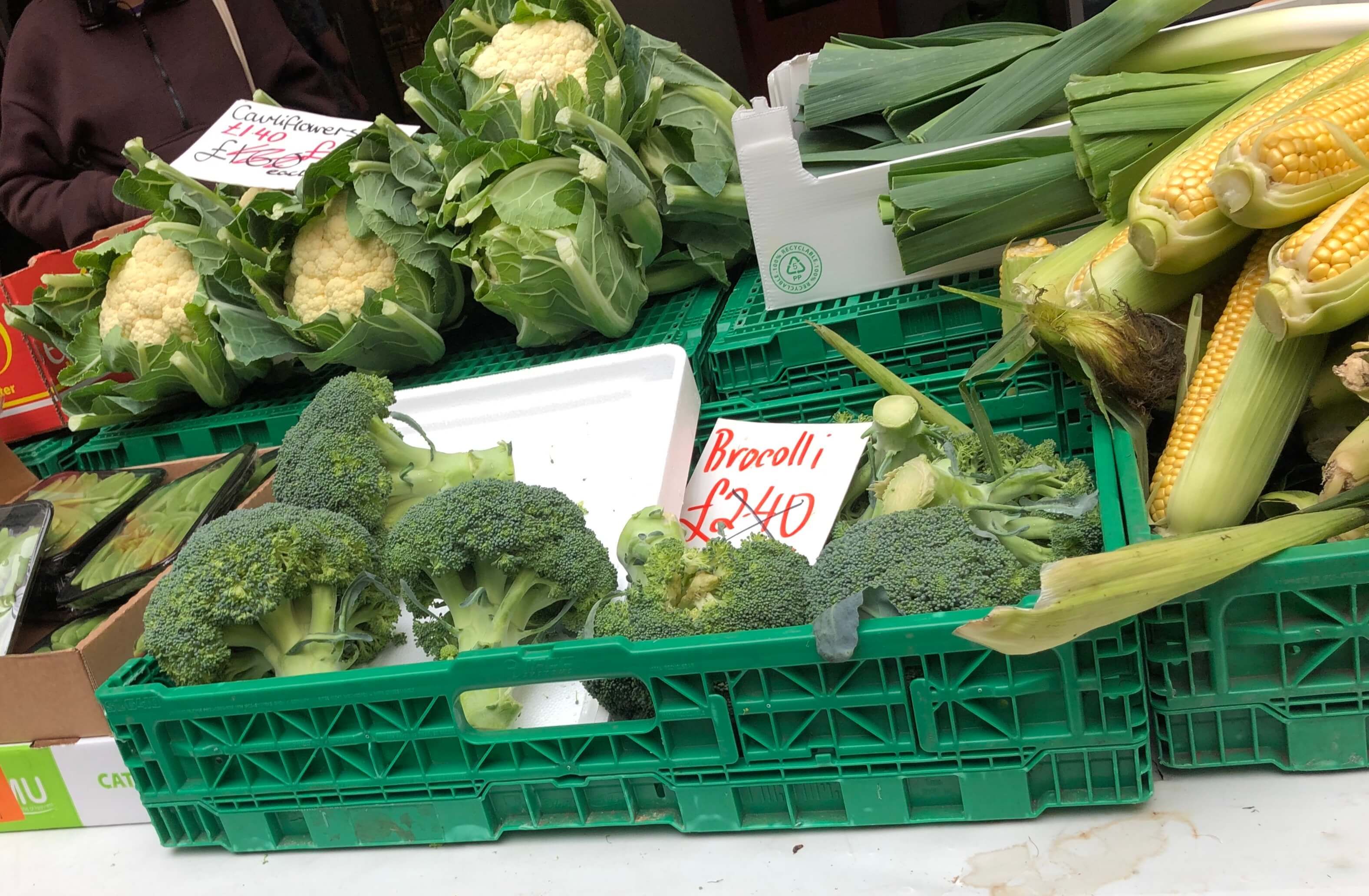 Image may contain: Cauliflower, Produce, Broccoli, Human, Person, Vegetable, Food, Plant