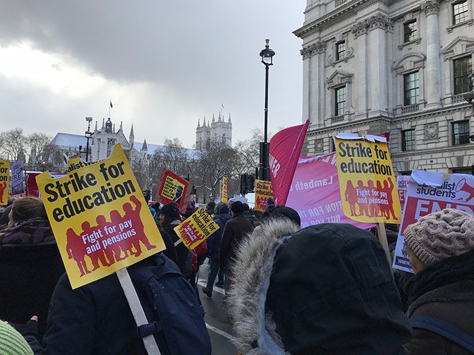 Image may contain: Banner, Text, Human, Person, Crowd, Parade, Protest