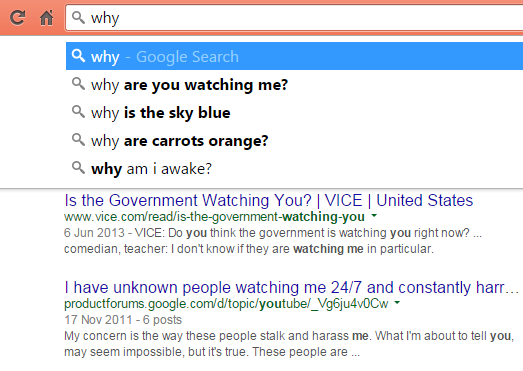 If Google judged us, we would be screwed