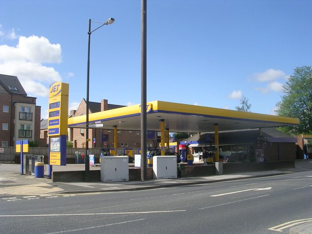The attack took place near the Jet garage
