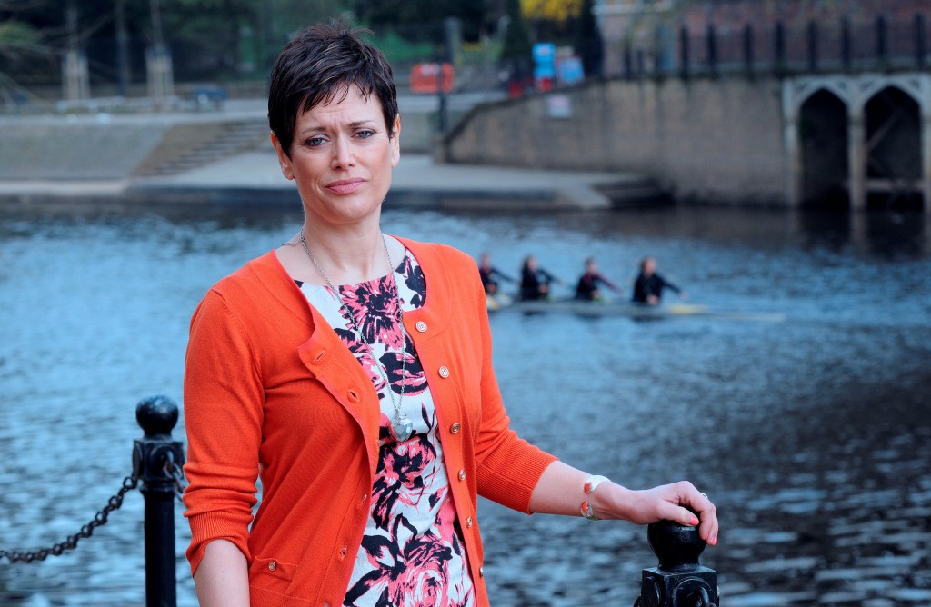 Jackie Roberts, mother of Megan Roberts, who died after falling into the river in the centre of York is to receive a posthumous degree. See Ross Parry copy RPYDEGREE : A university student who fell to her death in a city centre river after a night out with friends will be given a posthumous degree. Fine arts student Megan Roberts, 20, was in the second year of her degree when she disappeared on a night out on January 22, 2014. The York St John University student disappeared in York before her body was found almost six weeks later. Now her mother, Jackie Roberts, has announced Megan is set to receive a posthumous degree from the university at a graduation service in November
