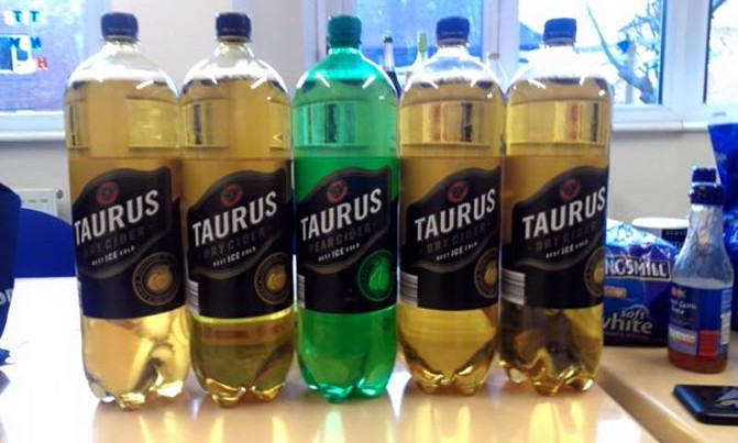 All this pisswater for just a tenner!