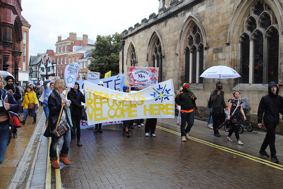 More than 1000 people marched through the city in support.