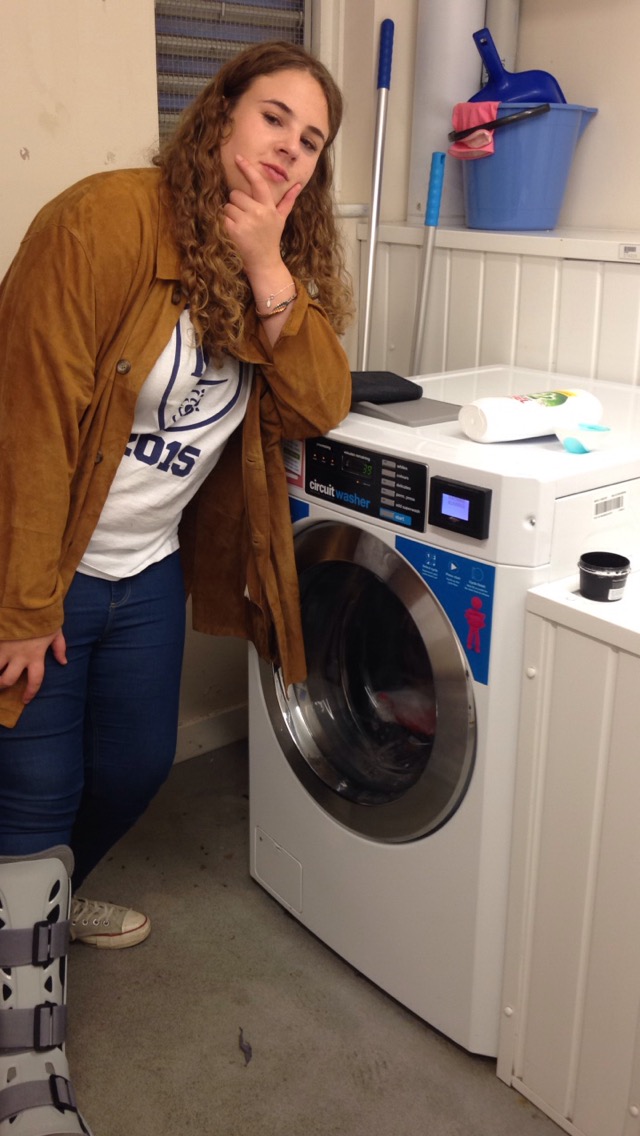 "mastering" the basics of laundry