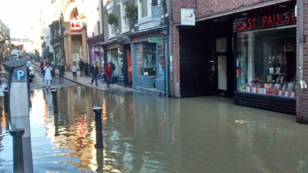 Credit - St Pauls Bookshop Splashing about down Fossgate.