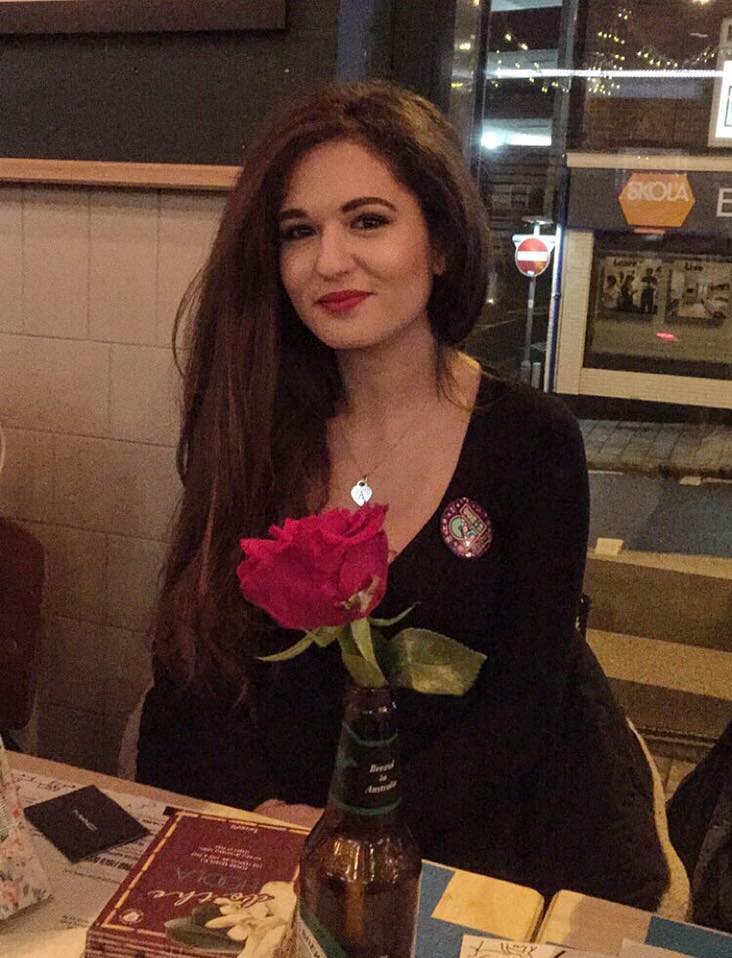That rose is the wrong colour love