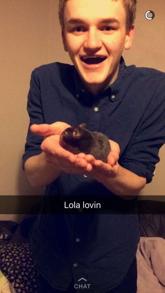 He loves it