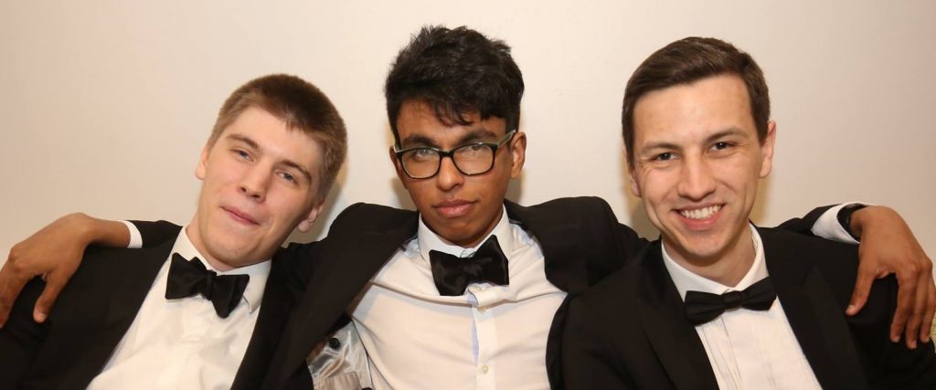 Ethan Peters (pictured middle)