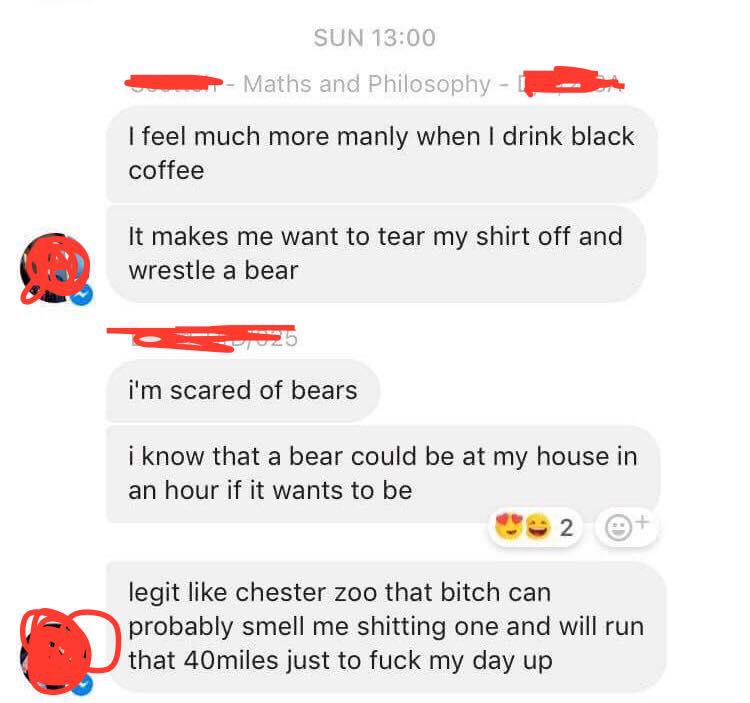 Derwent boys always have the best chat