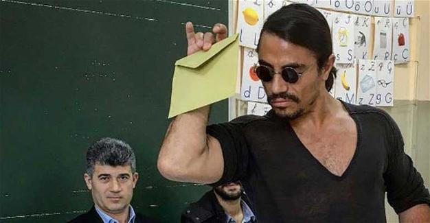 Who cast this vote, Salt Bae or Nusret Gökçe, the man behind the meme?