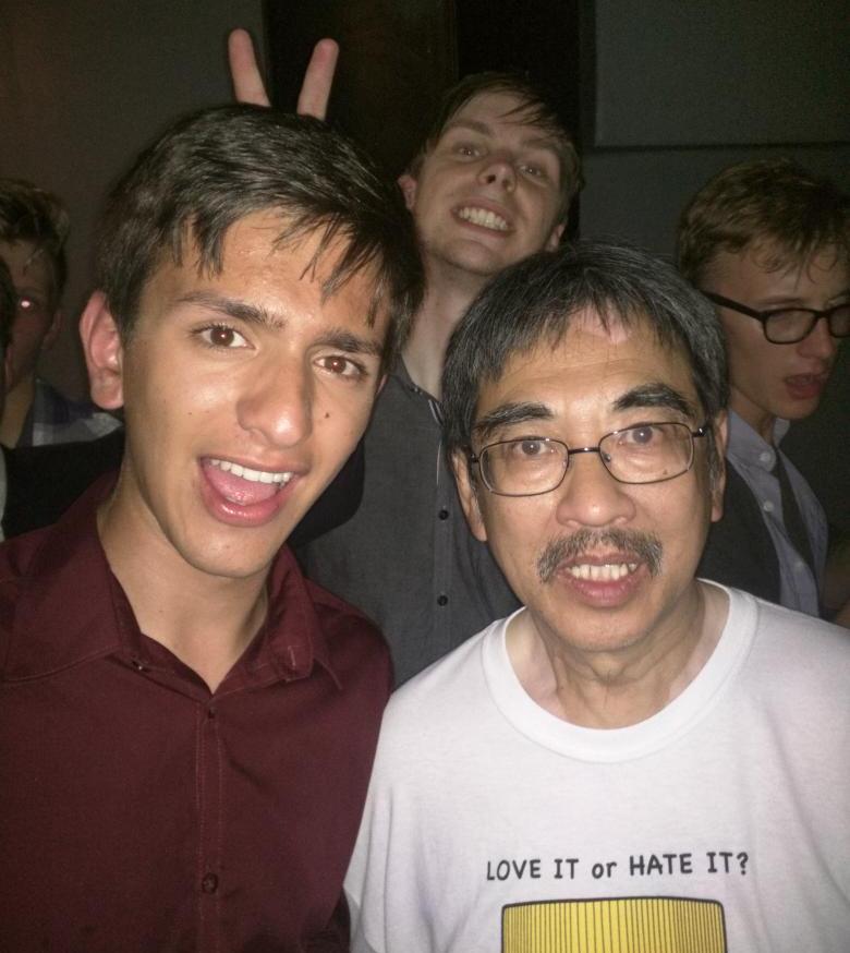 Tommy Fong (right) also says he no longer hates Clinton Cards